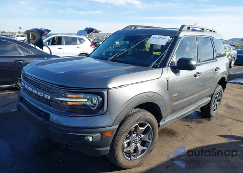 2022 Ford Bronco Sport Badlands from USA, damaged, VIN 3FMCR9D99NRE22447